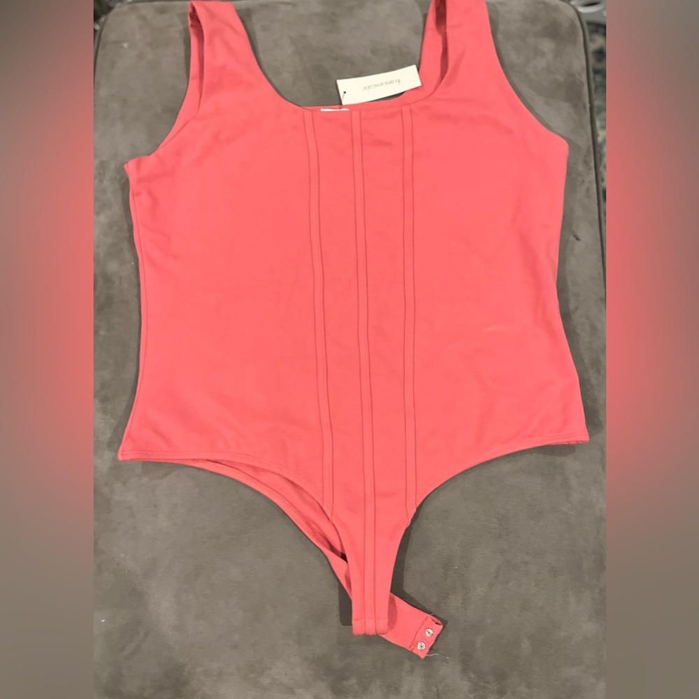 Francesca's Collections Coral Bodysuit XL